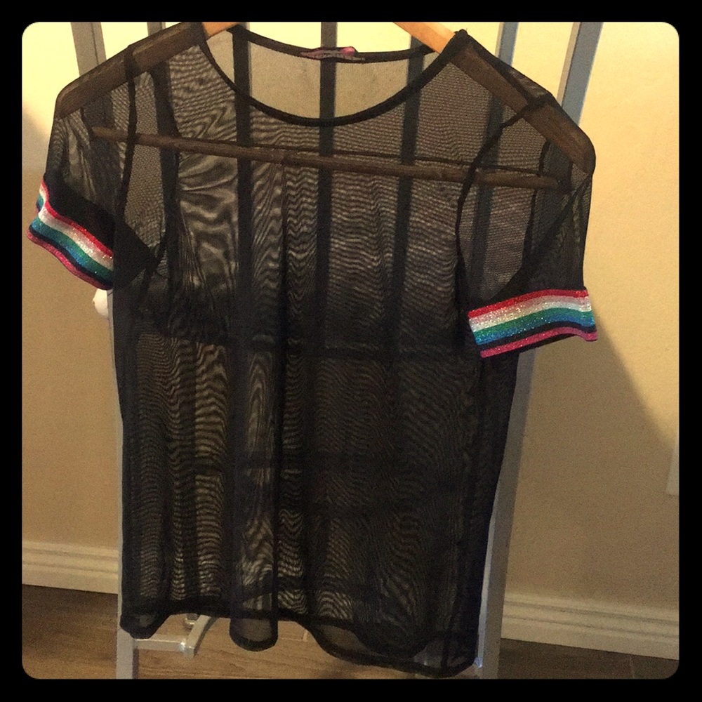 See through rave top